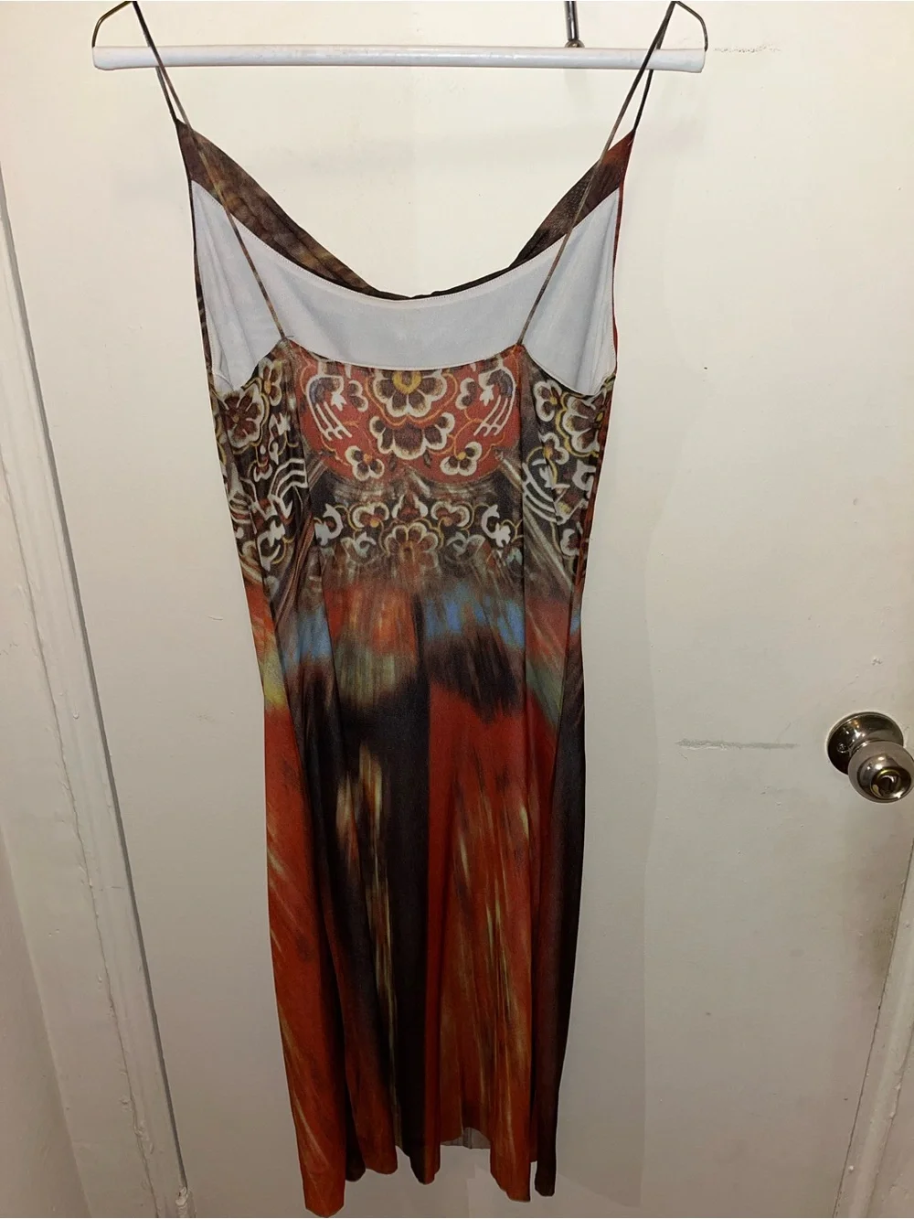 Vivienne Tam Brown Rust Print Dress - Picture 3 of 4